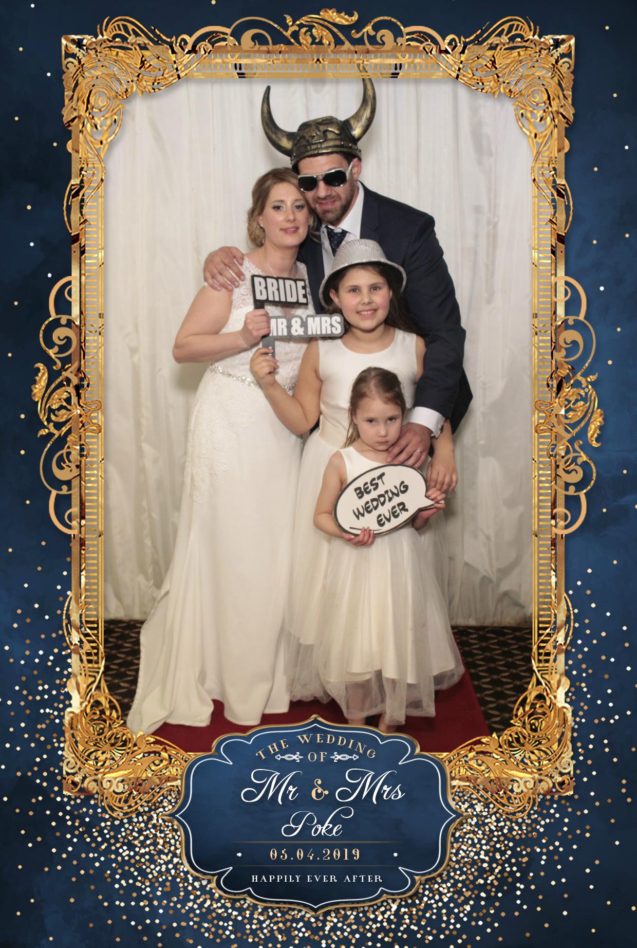 Mr & Mrs Poke | View more photos from the event at gallery.myphotoboothexperience.co.uk/u/MyPhotoBoothExperienceLtd/Mr-Mrs-Poke